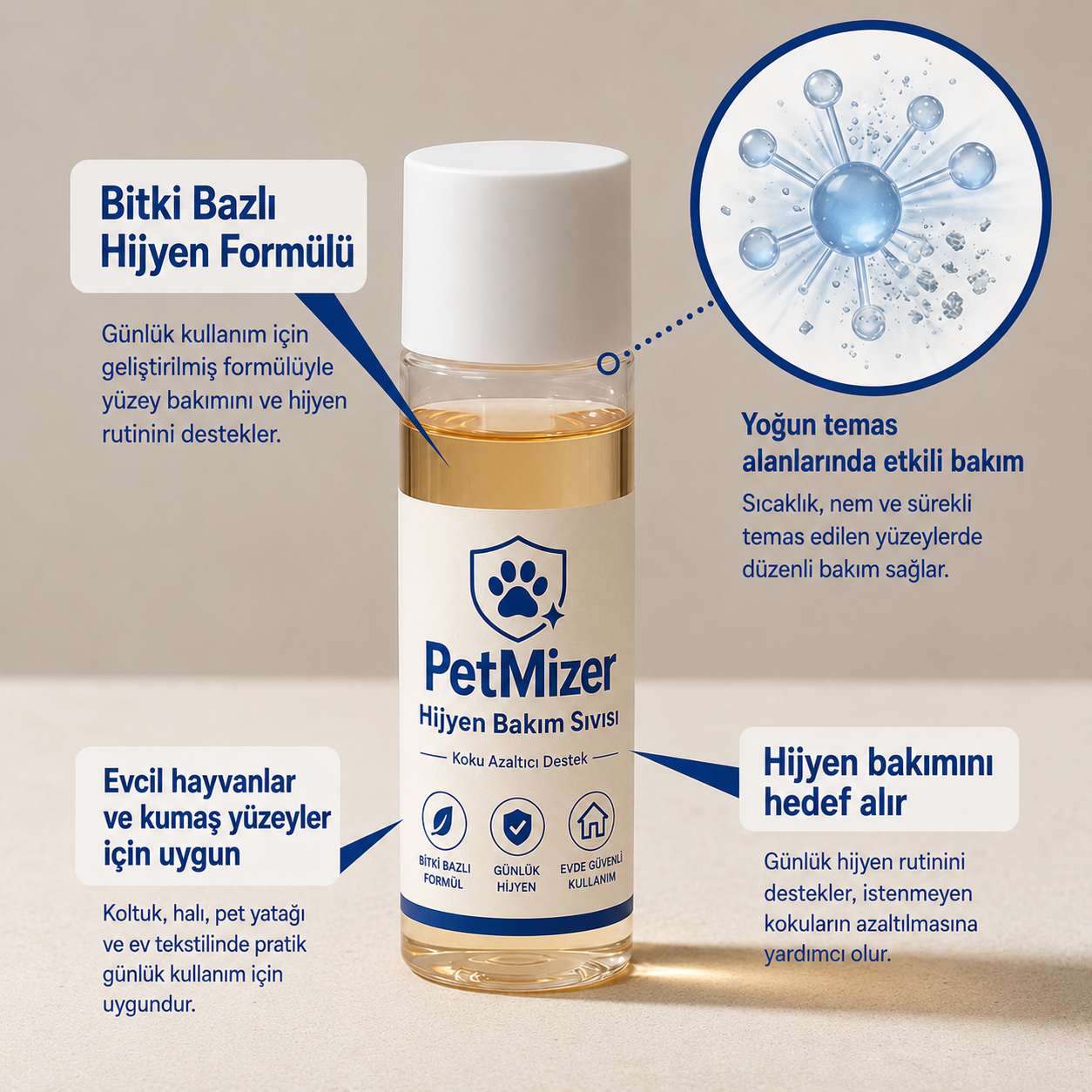 Pitmizer™ | UV Destekli Bakteri Karşıtı Hijyen Cihazı