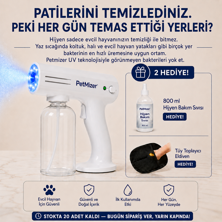 Pitmizer™ | UV Destekli Bakteri Karşıtı Hijyen Cihazı